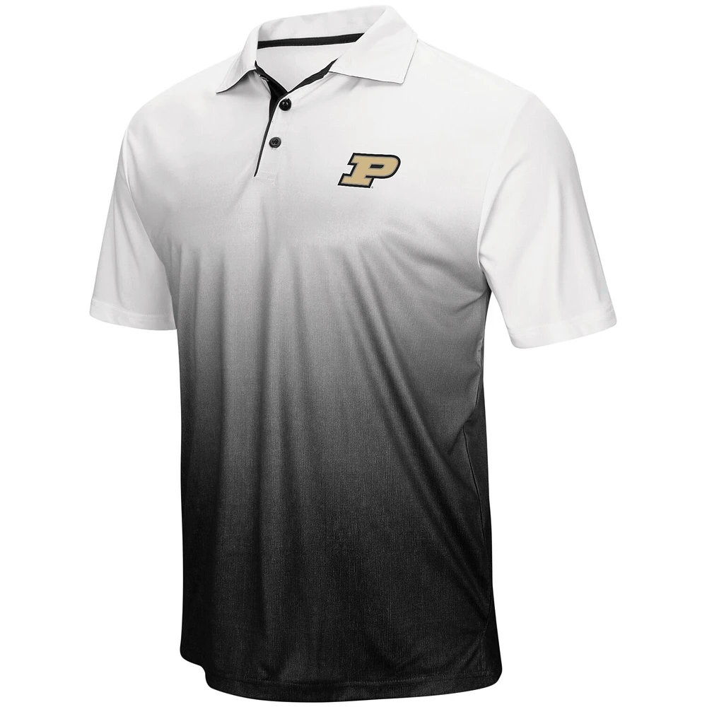 Polo Colosseum Heathered Grey pour homme avec logo Purdue Boilermakers Magic Team