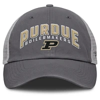 Men's Fanatics Charcoal Purdue Boilermakers Ionic Trucker Adjustable Hat