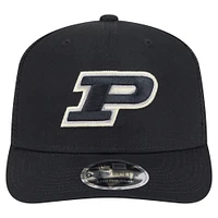 Men's New Era Black Purdue Boilermakers Primary 9SEVENTY Trucker Stretch-Snap Hat