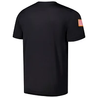 T-shirt Nike noir pour homme Purdue Boilermakers 2024 Military Appreciation Legend Performance