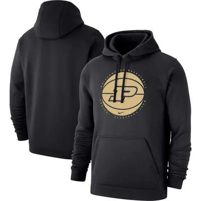 Purdue Boilermakers Nike Basketball Pullover Hoodie - Black