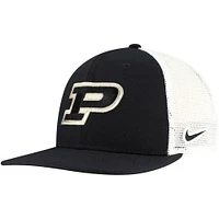 Men's Nike Black Purdue Boilermakers Meshback Snapback Hat