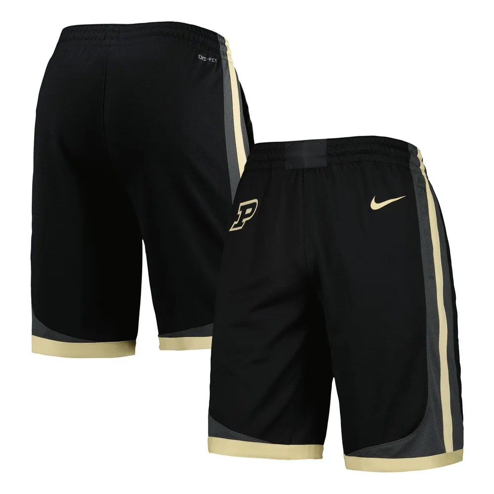 Short de performance Nike Purdue Boilermakers Replica pour homme noir