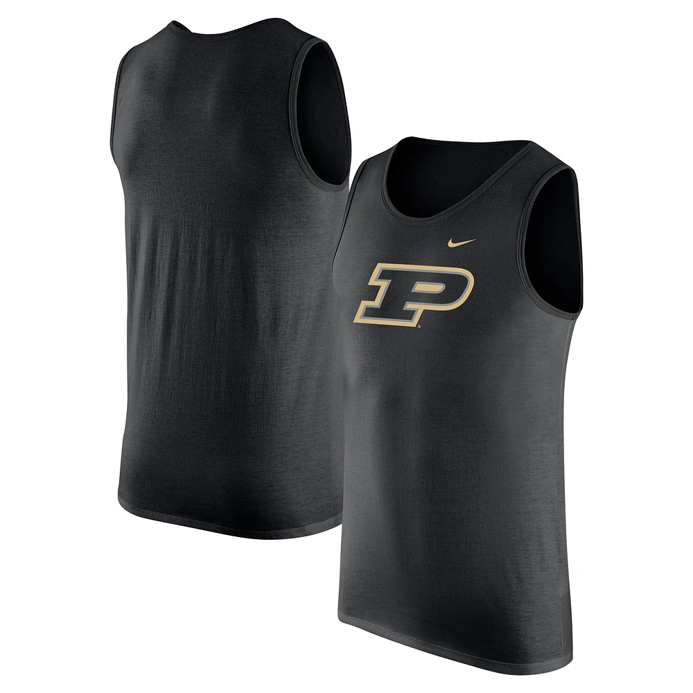 Débardeur Nike Purdue Boilermakers noir pour homme