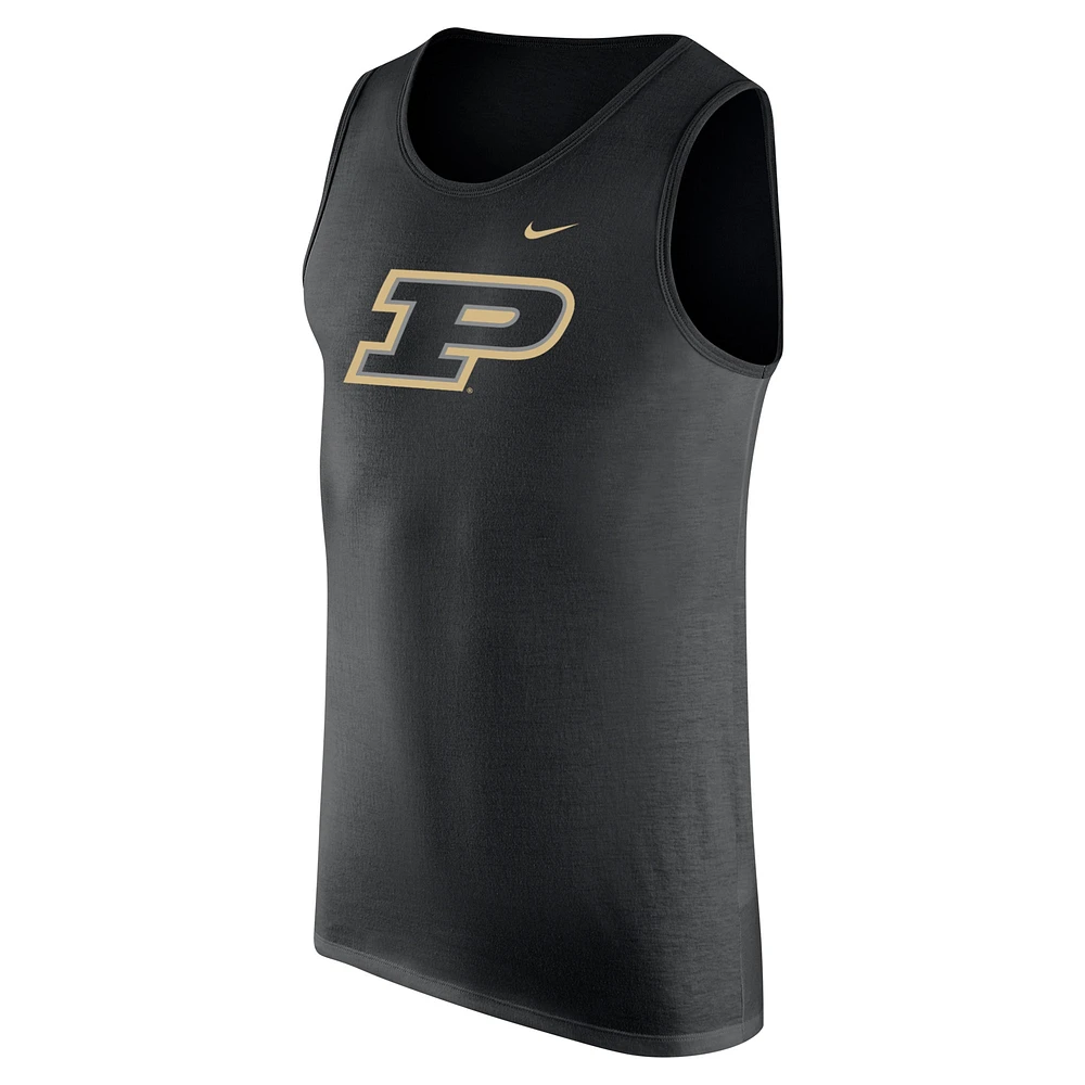 Débardeur Nike Purdue Boilermakers noir pour homme