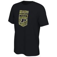 Men's Nike Black Purdue Boilermakers Veterans Camo T-Shirt