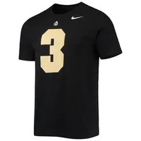 Men's Nike David Bell Black Purdue Boilermakers 2022 NFL Draft Name & Number T-Shirt