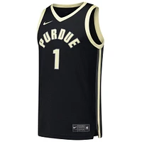 Maillot de basket-ball réplique Nike #1 Purdue Boilermakers noir pour homme