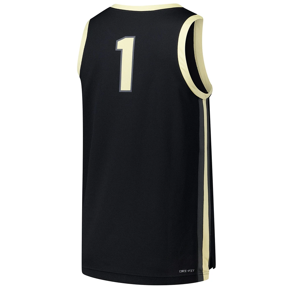 Men's Nike #1 Purdue Boilermakers Replica Basketball Jersey