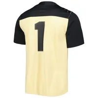 Maillot de football intouchable Nike #1 Gold Purdue Boilermakers pour homme