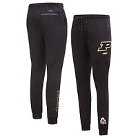 Men's Pro Standard Black Purdue Boilermakers Classic DK Jogger Pants