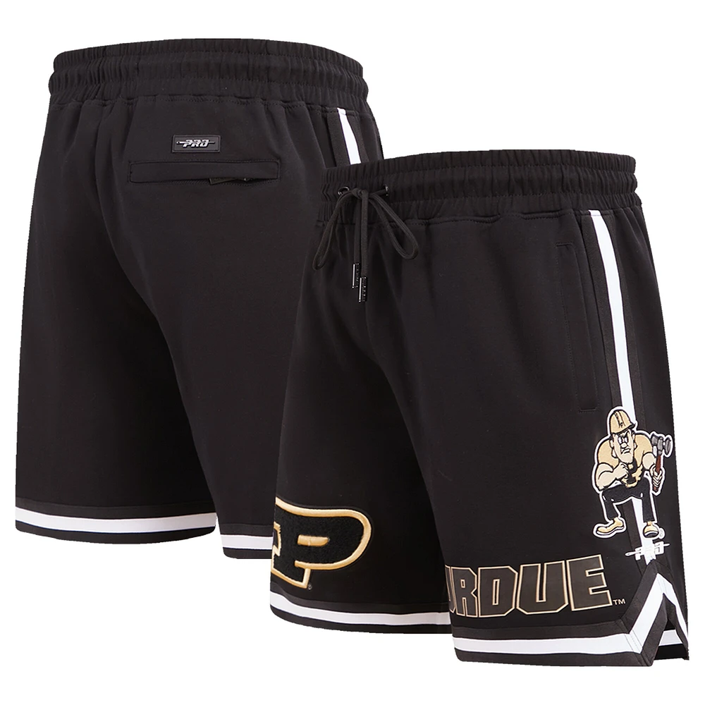 Men's Pro Standard Black Purdue Boilermakers Classic Shorts