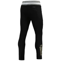 Pantalon de survêtement en polaire Purdue Boilermakers Script Tail Pro Standard noir pour hommes