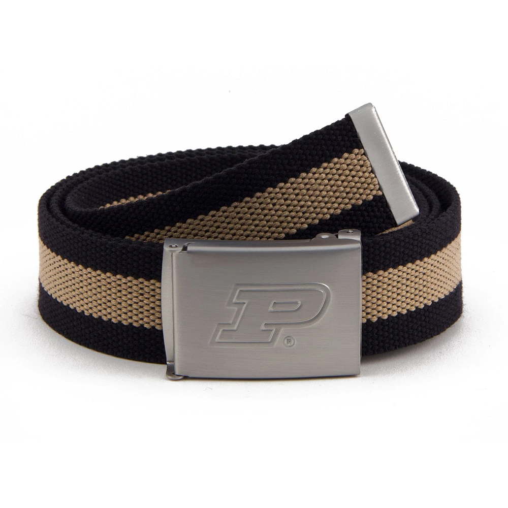 Ceinture en tissu Purdue Boilermakers pour hommes