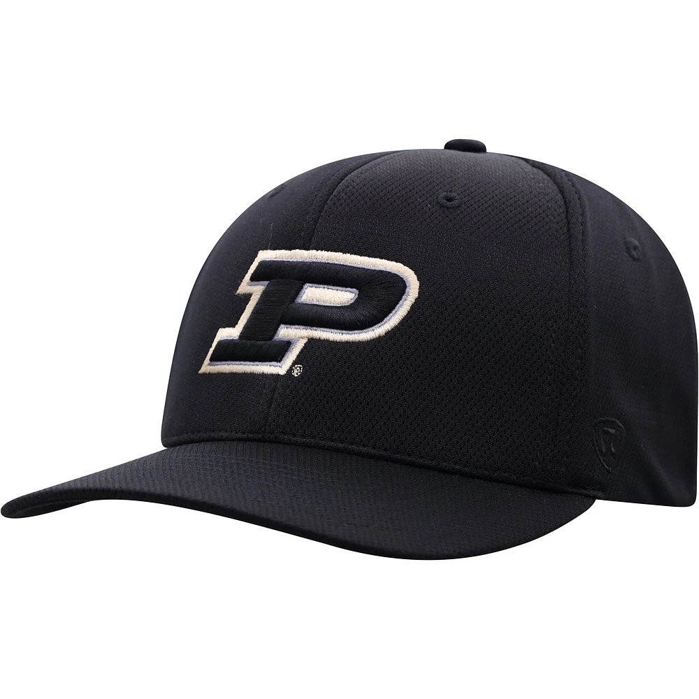 Chapeau flex noir Purdue Boilermakers Reflex Logo pour hommes