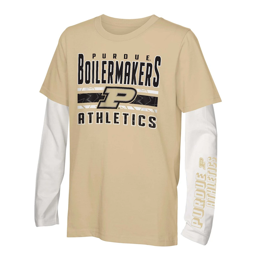 Ensemble de t-shirts the Mix pour enfants d'âge préscolaire Purdue Boilermakers