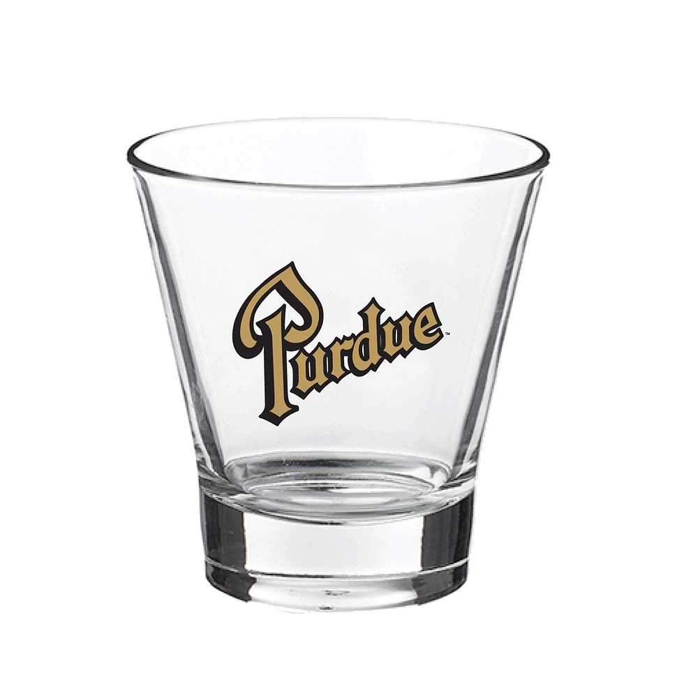 Purdue Boilermakers 12oz. Slant Vault Rock Glass