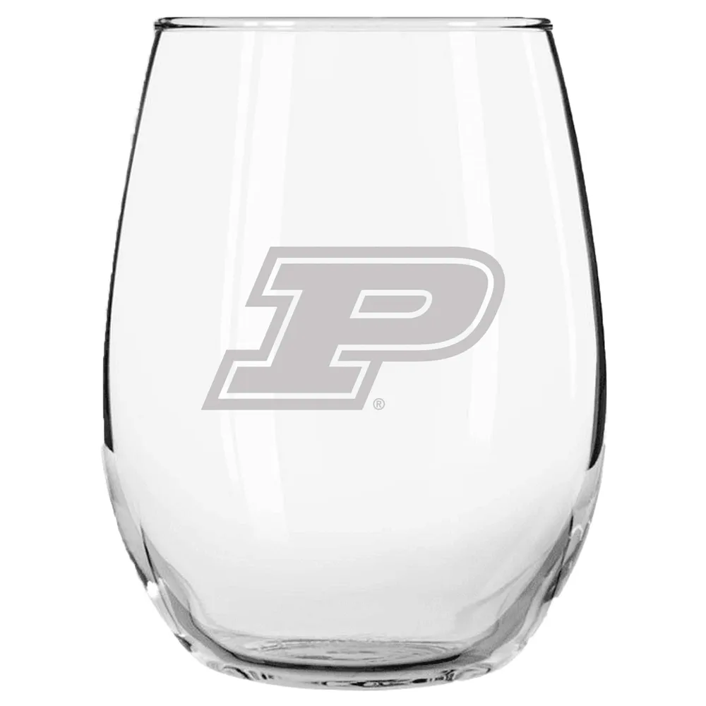 Chaudronniers Purdue 15 oz. Gobelet en verre sans pied gravé