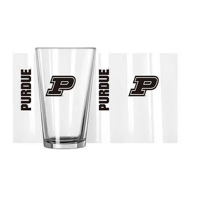 Chaudronniers Purdue 16 oz. Verre à pinte Team Wordmark Game Day