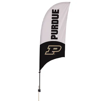 Purdue Boilermakers 7.5' Two-Tone Razor Feather Stake Flag