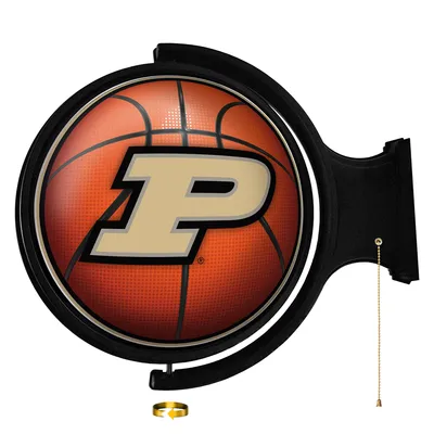 Purdue Boilermakers Basketball 21'' x 23'' Rotating Lighted Wall Sign