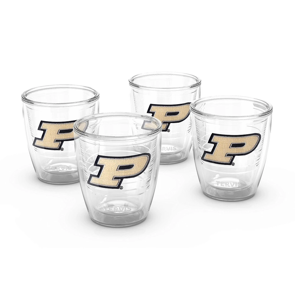 Tervis Purdue Boilermakers 4-Pack 12oz. Emblem Tumbler Set