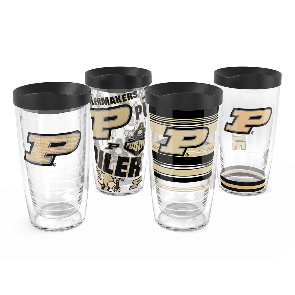 Tervis Purdue Chaudronniers, paquet de quatre, 16 oz. Ensemble de gobelets classiques