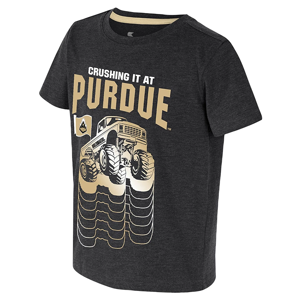 T-shirt noir pour tout-petits Colosseum Purdue Boilermakers Crushing It