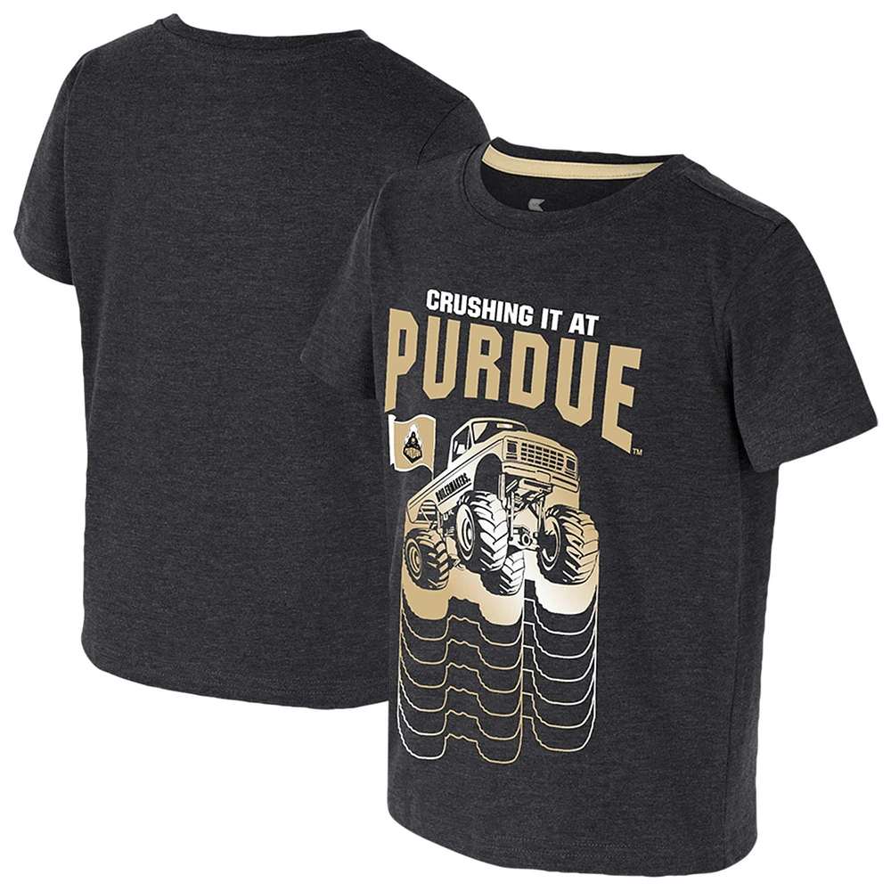 T-shirt noir pour tout-petits Colosseum Purdue Boilermakers Crushing It