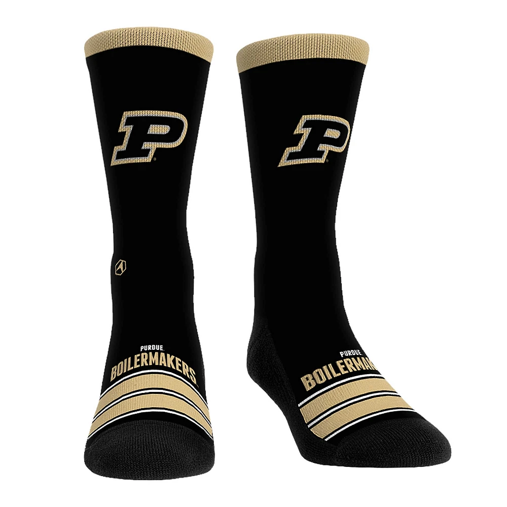 Unisex Rock Em Socks Purdue Boilermakers Gametime Stripe Crew