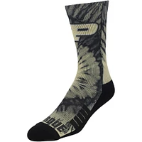 Unisex Strideline Purdue Boilermakers Premium Tie-Dye Crew Socks