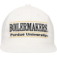 Chapeau réglable unisexe The Game White Purdue Boilermakers Bar Retro