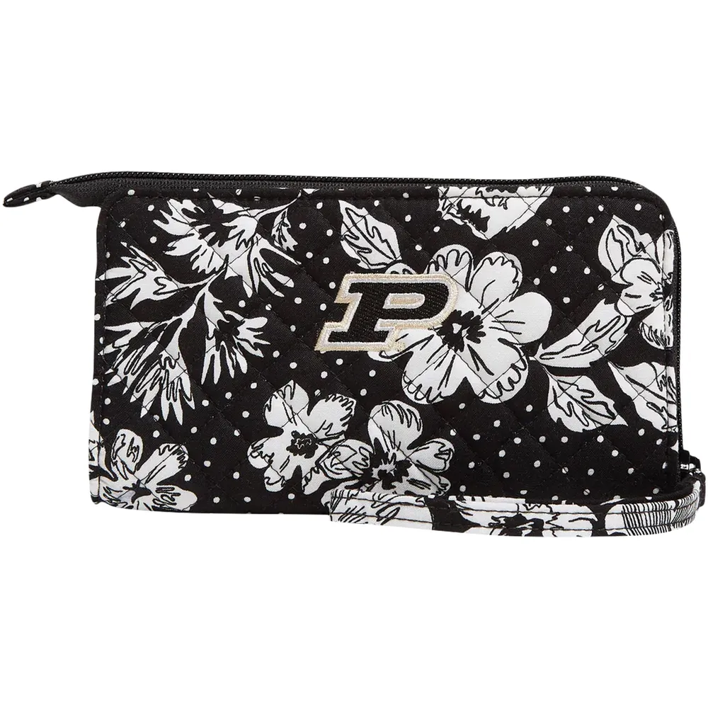 Lids Purdue Boilermakers Vera Bradley Rain Garden Front-Zip Wristlet