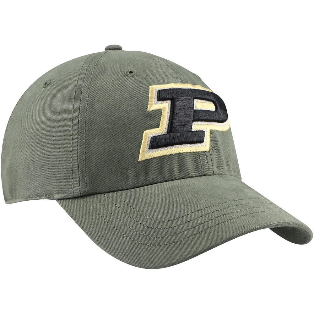 Chapeau réglable Purdue Boilermakers Miata Clean Up '47 Heather Green pour femmes
