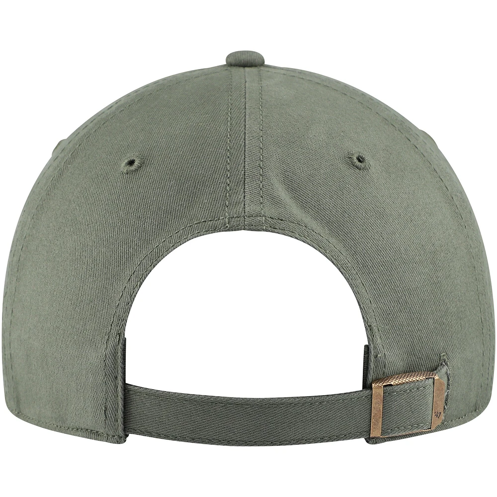 Chapeau réglable Purdue Boilermakers Miata Clean Up '47 Heather Green pour femmes