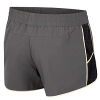 Short de course Colosseum gris Purdue Boilermakers Pull The Switch pour femme