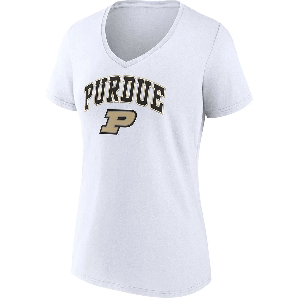 Women's Fanatics Purdue Boilermakers Campus V-Neck T-Shirt