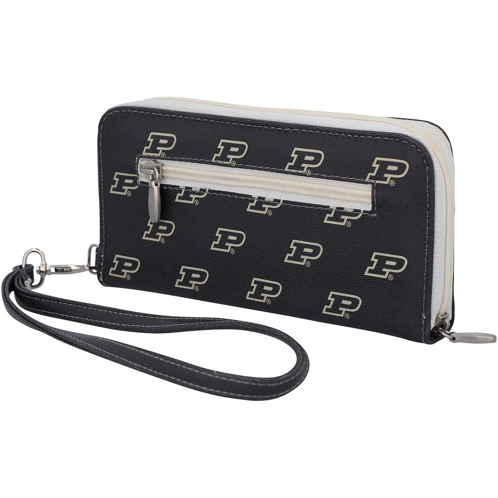 Women's Purdue Boilermakers Zip-Around Wristlet Wallet