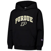 Youth Champion Black Purdue Boilermakers Campus Pullover Hoodie