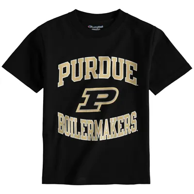T-shirt en jersey noir de l'équipe Purdue Boilermakers Circling Champion des jeunes