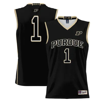 #1 Purdue Boilermakers ProSphere Youth Basketball Jersey - Black