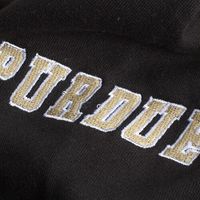 Youth Stadium Athletic Black Purdue Boilermakers Big Logo Pullover Hoodie