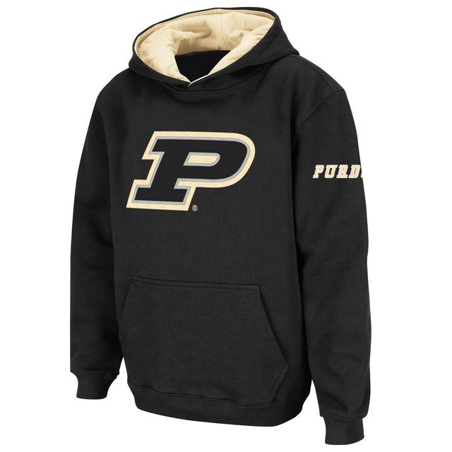 Chandail à capuchon gros logo Purdue Boilermakers de stade athlétique pour jeunes