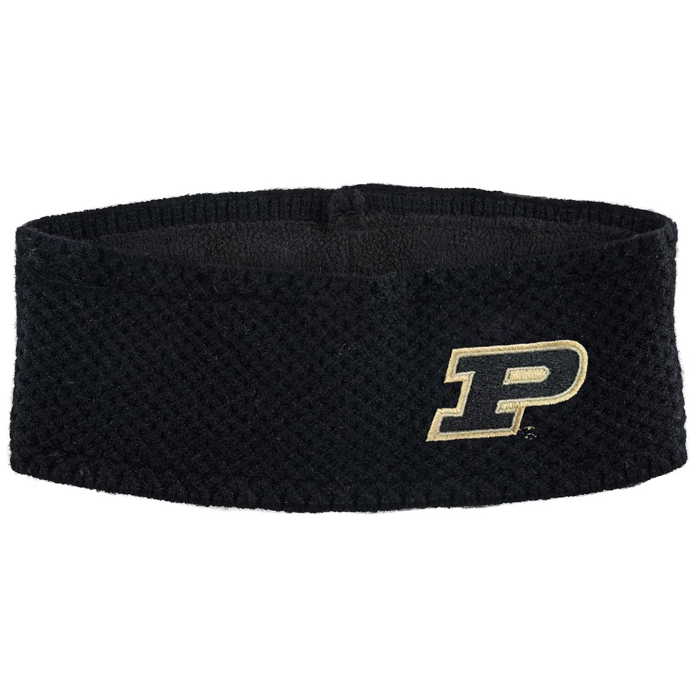 ZooZatz  Black Purdue Boilermakers Fashion Knit Headband