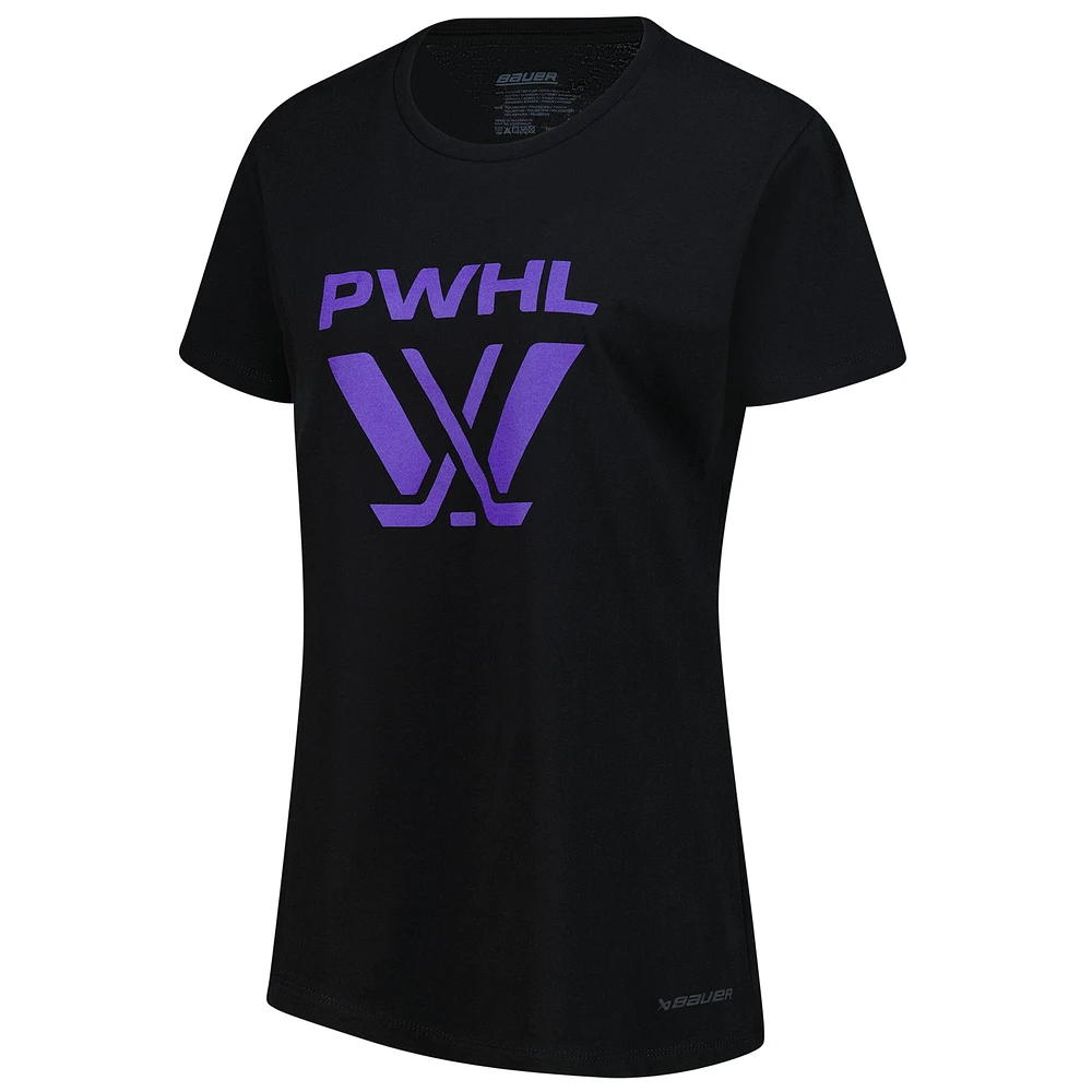 Women's Black PWHL Graphic T-Shirt