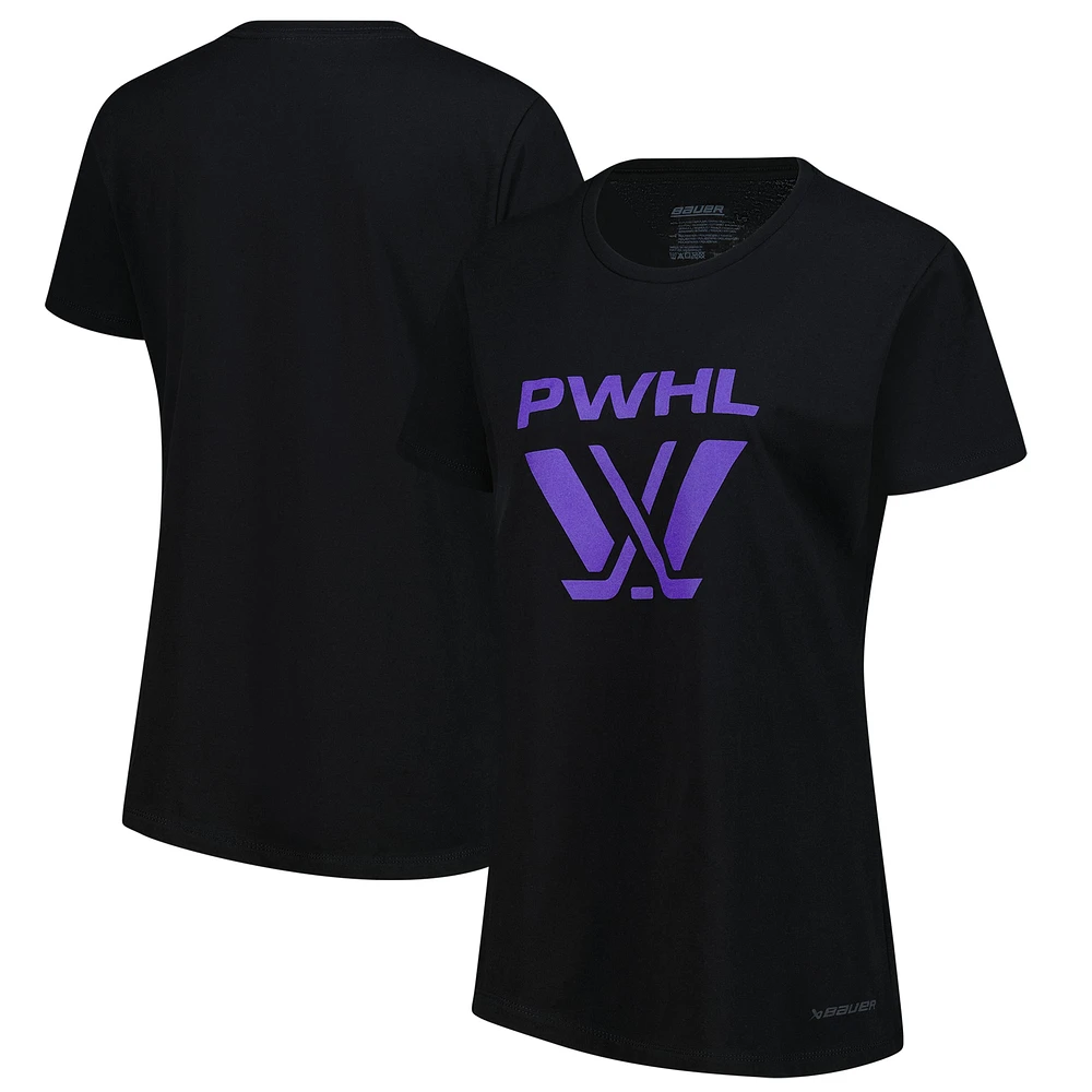 Women's Black PWHL Graphic T-Shirt