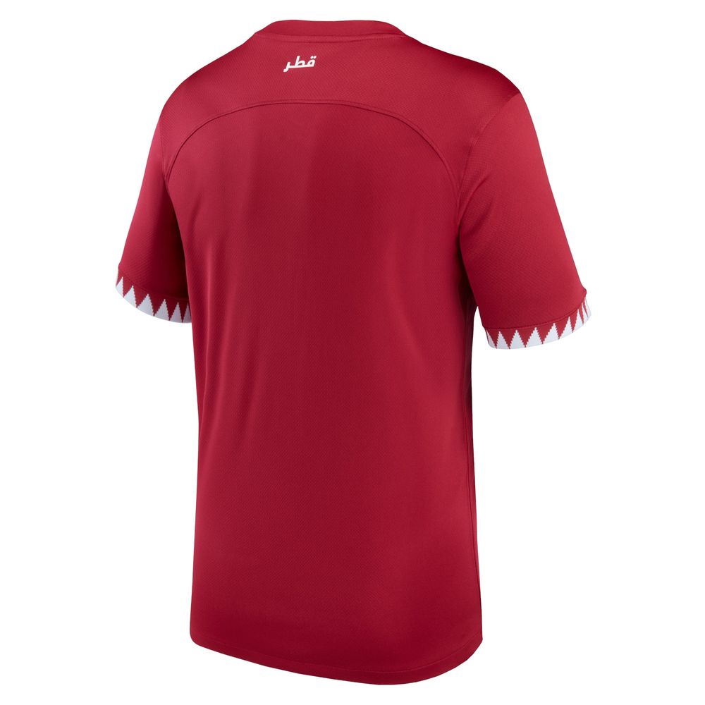 Men's Nike Maroon Qatar National Team 2022/23 Home Replica Jersey