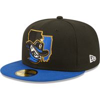 Men's New Era Black Quad Cities River Bandits Authentic Collection Team Alternate 59FIFTY Fitted Hat