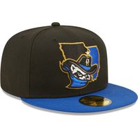 Men's New Era Black Quad Cities River Bandits Authentic Collection Team Alternate 59FIFTY Fitted Hat