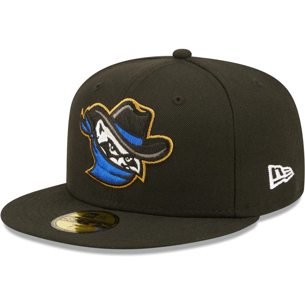 Casquette ajustée New Era pour homme noire Quad Cities River Bandits Authentic Collection Team Alternate 59FIFTY